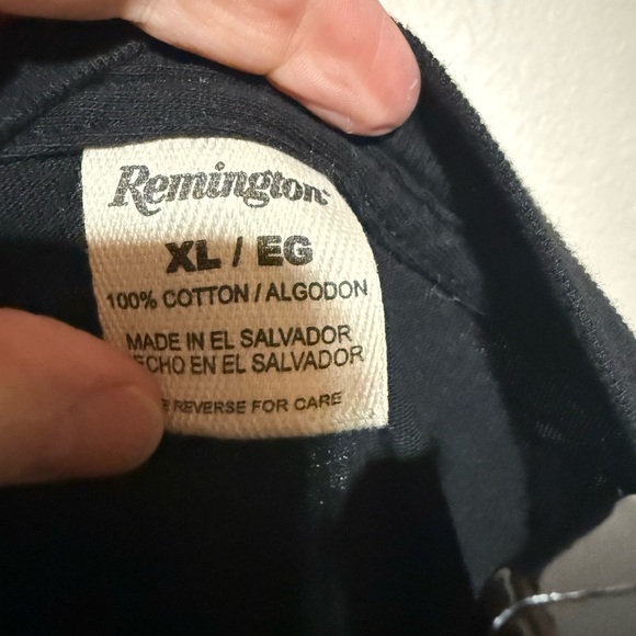 XL Remington Black Long Sleeve Tee - Picture 5 of 5